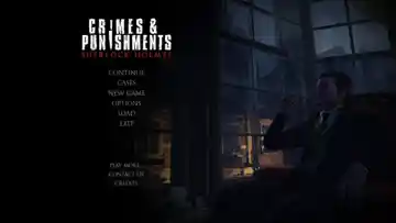 Sherlock Holmes Crimes & Punishments (USA) screen shot game playing